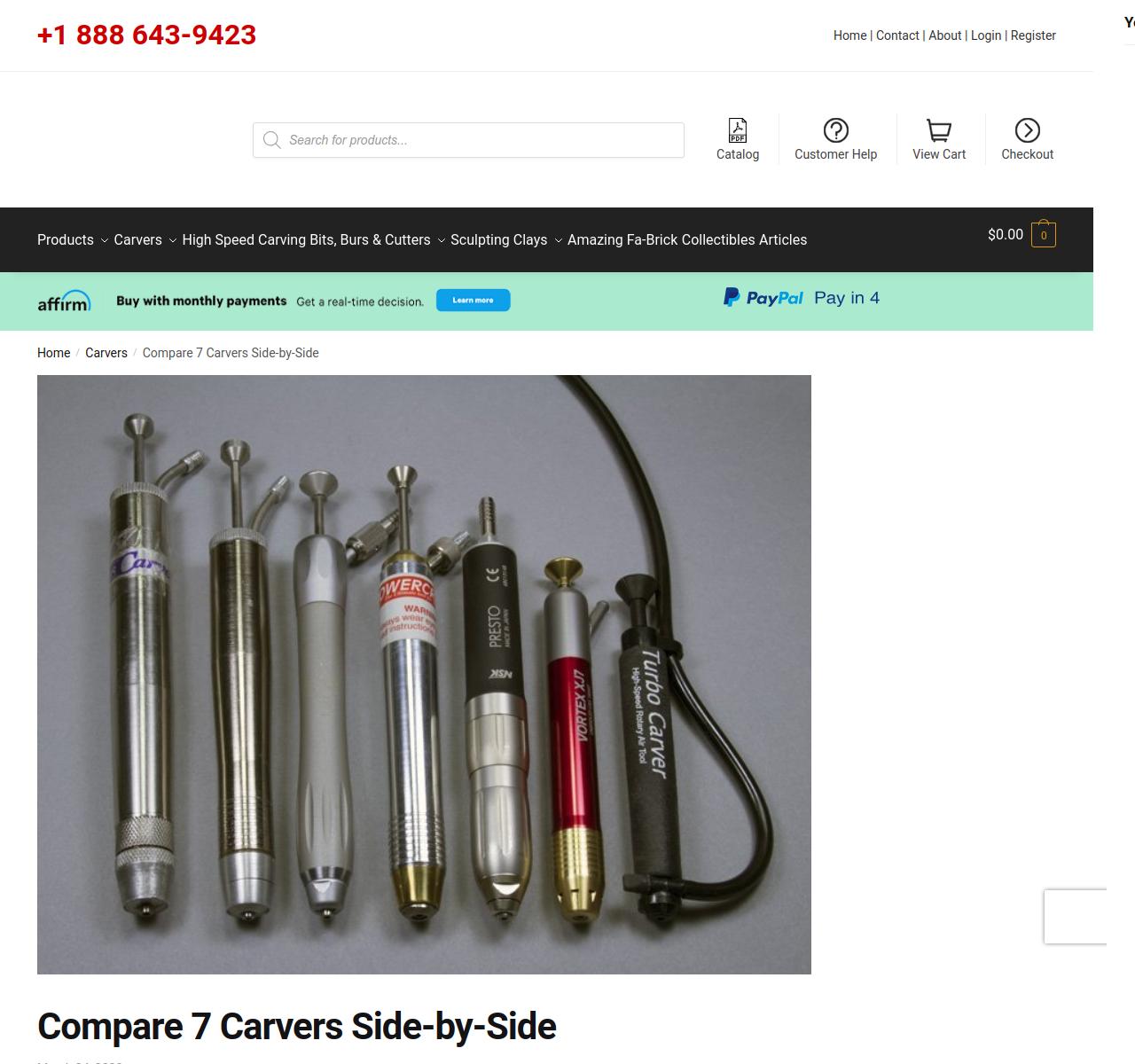 Compare high speed carvers side-by-side.