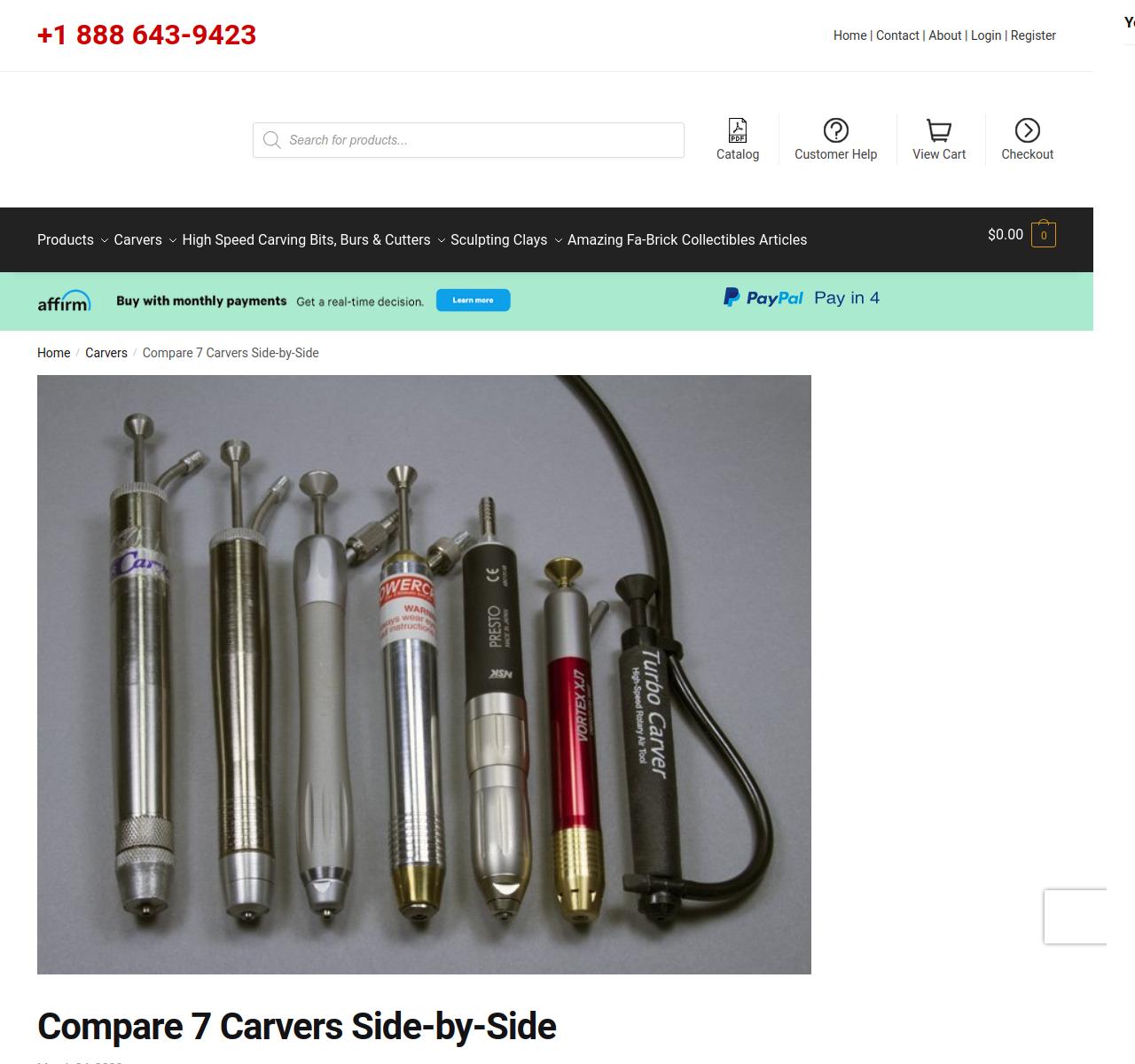 Compare high speed carvers side-by-side.